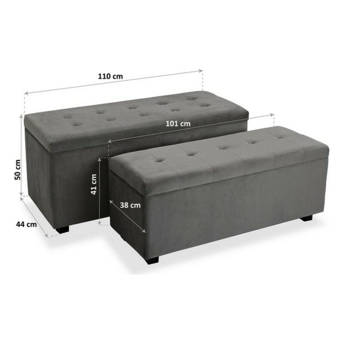 Pie de Cama de Madera MDF