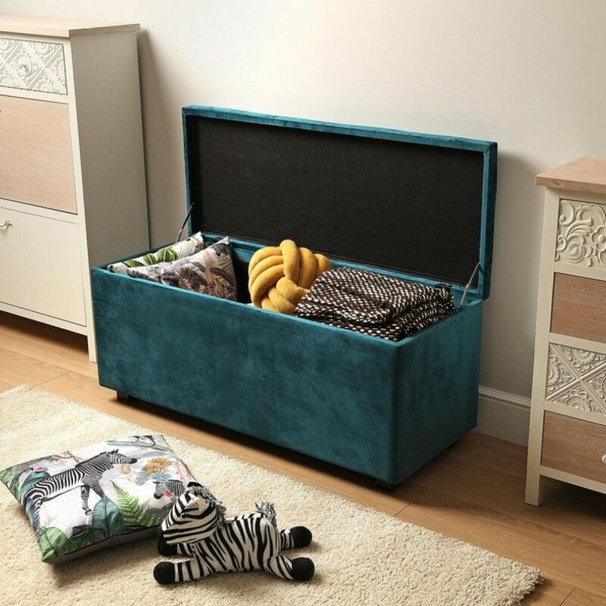 Pie de Cama de Madera MDF