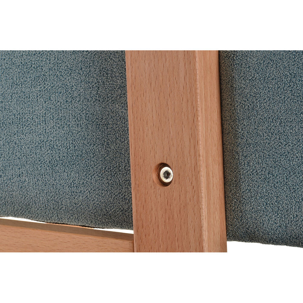 Mecedora DKD Home Decor Turquesa y Madera - Natural con Estilo Moderno