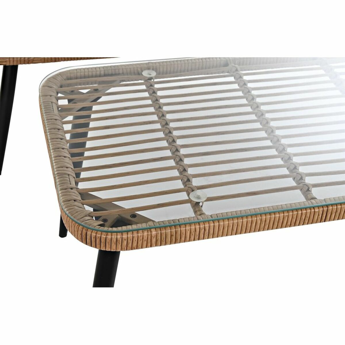Nelumia | Set de Mesa con 3 Sillones DKD Home Decor