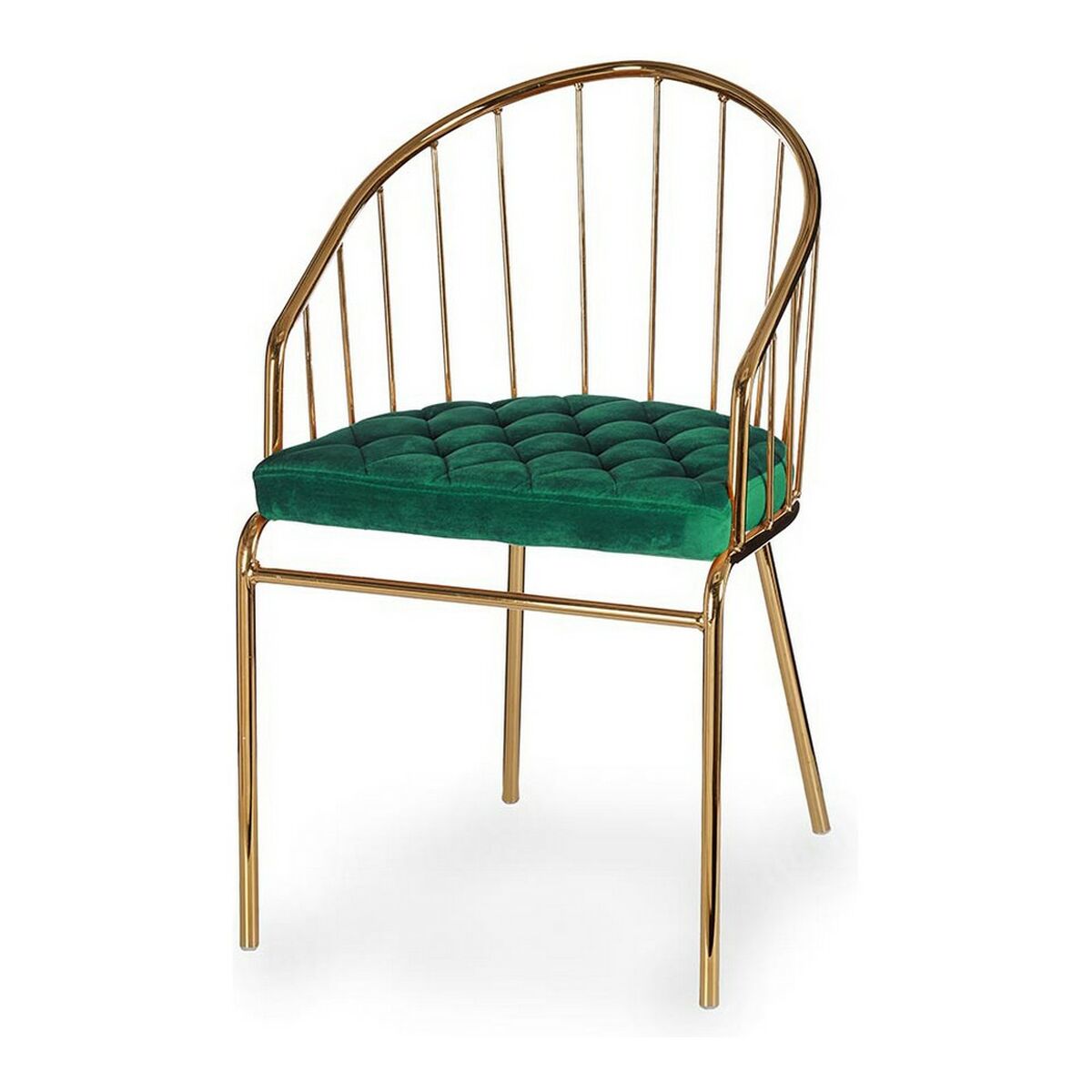 NELUMIA - Silla en Poliester Verde