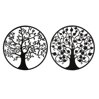 Decoración de Pared DKD Home Decor Árbol de la Vida