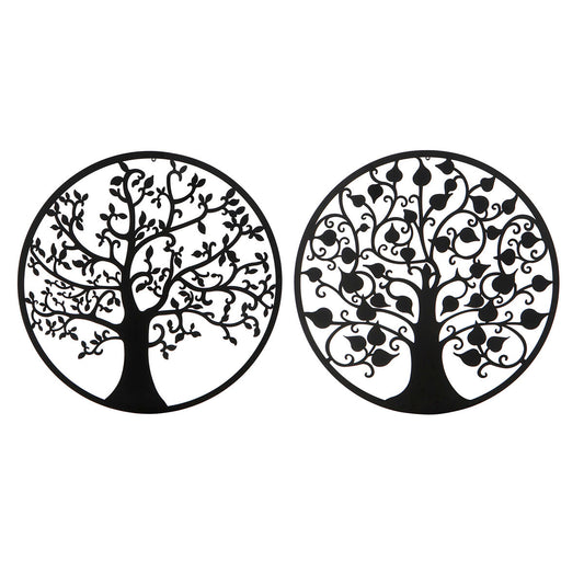 Decoración de Pared DKD Home Decor Árbol de la Vida