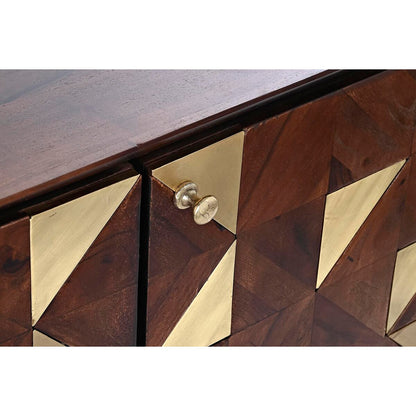 Aparador en Metal y Madera de Mango 142 x 35 x 72 cm