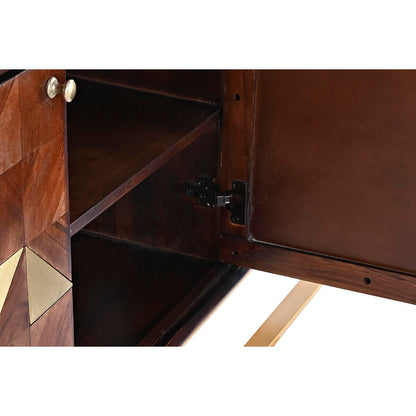 Aparador en Metal y Madera de Mango 142 x 35 x 72 cm