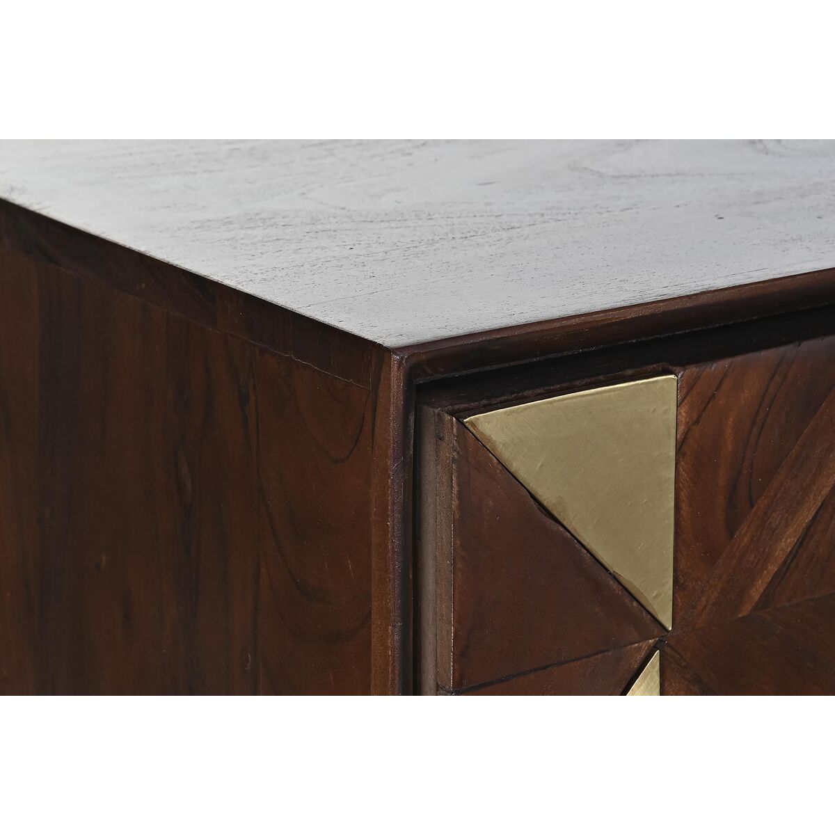 Aparador en Metal y Madera de Mango 142 x 35 x 72 cm