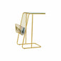 NELUMIA | Mesa de Centro Cristal y Metal Dorado DKD Home Decor