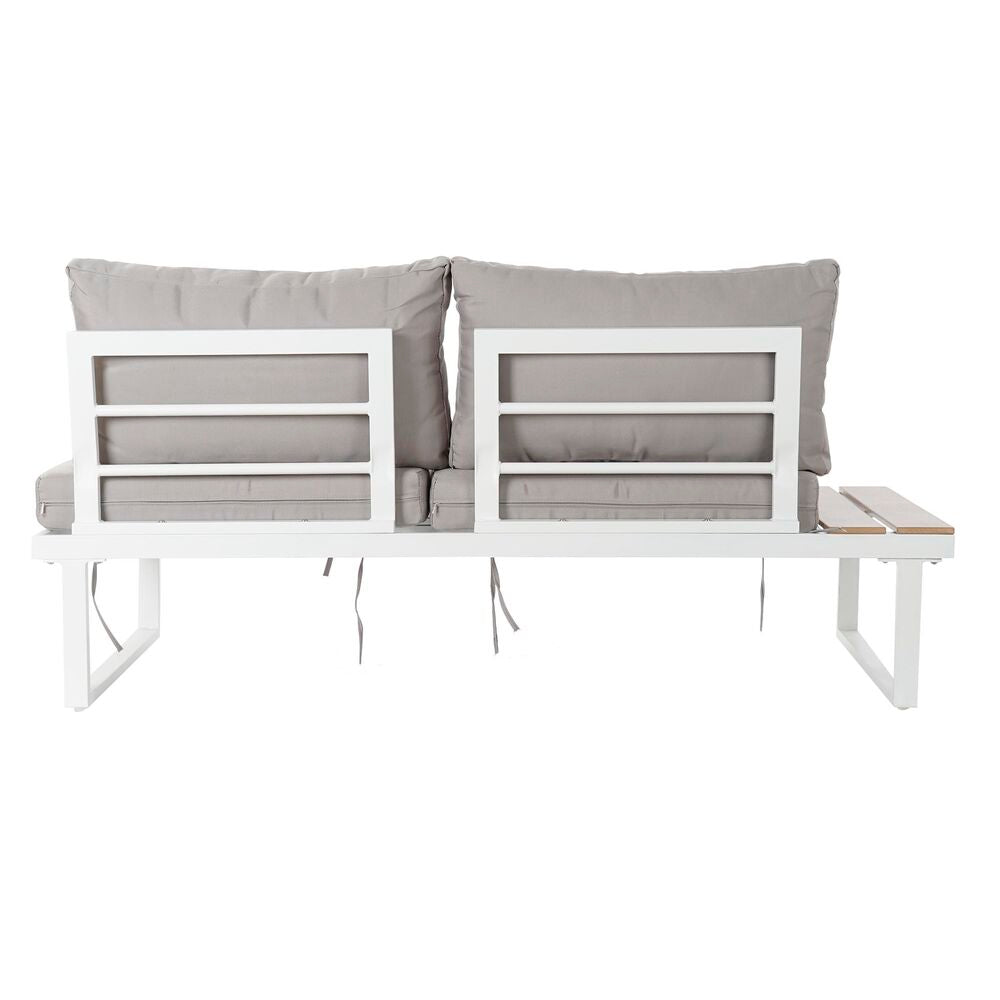 Sofá de Jardín DKD Home Decor Gris