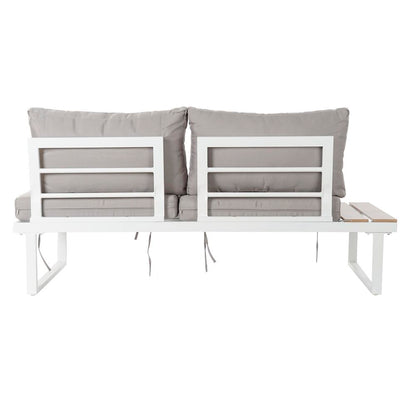 Sofá de Jardín DKD Home Decor Gris