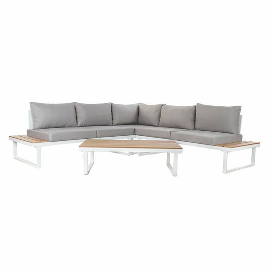 Sofá de Jardín DKD Home Decor Gris