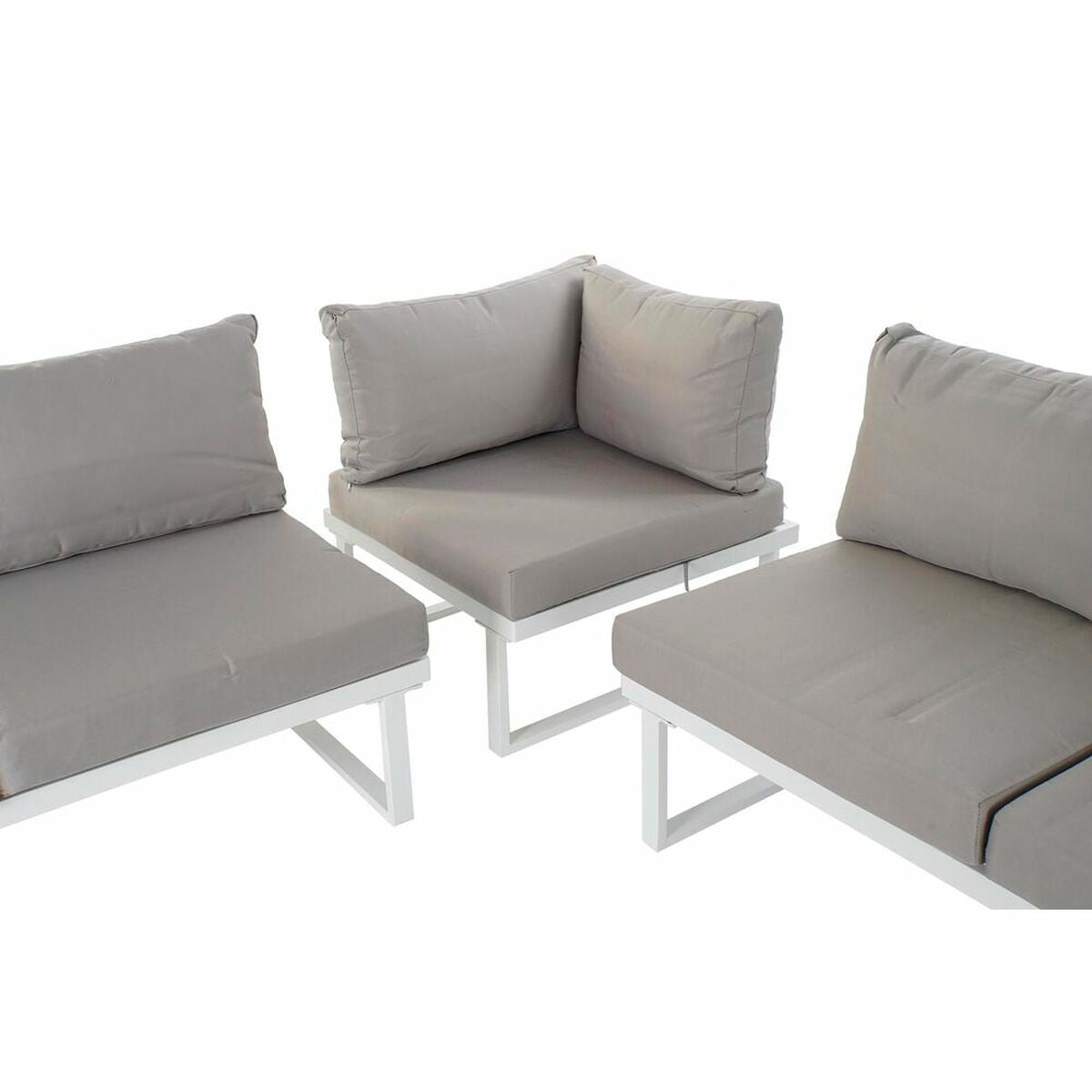 Sofá de Jardín DKD Home Decor Gris