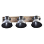 Lámpara de Pared DKD Home Decor | Negro y Madera 50 W Loft 220 V