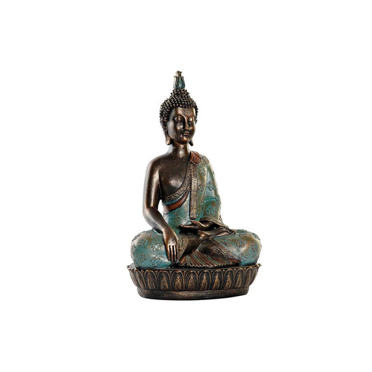 Figura Decorativa Buda DKD Home Decor Turquesa