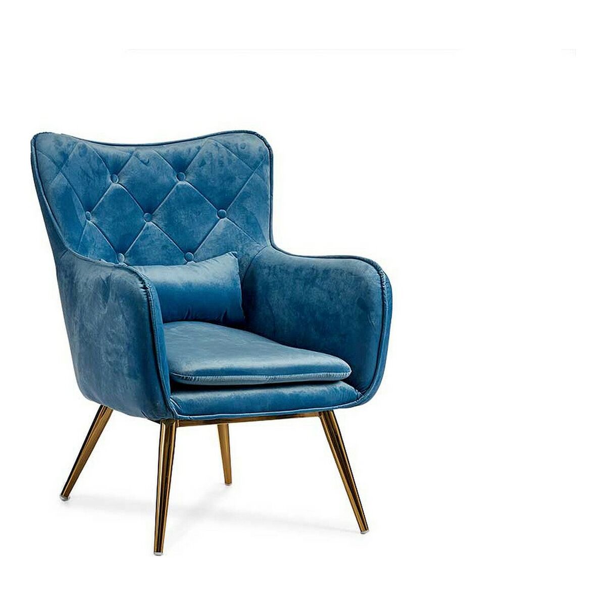 Nelumia | Sillón de Terciopelo Azul