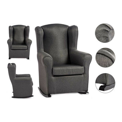 Mecedora Sedia Pine - Relax Natural con Estilo Rústico Moderno