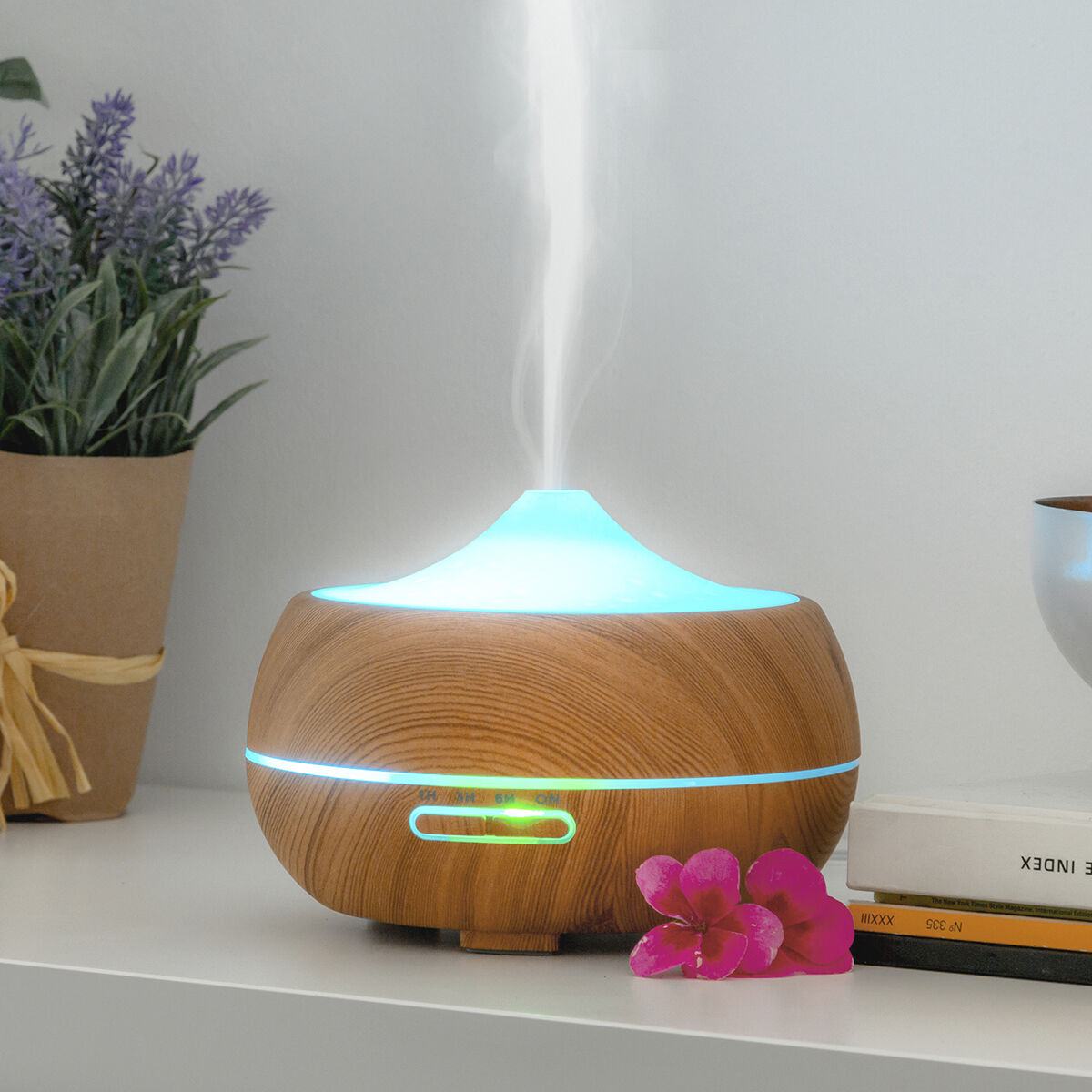 NELUMIA | AromaLuz Humidificador Natural