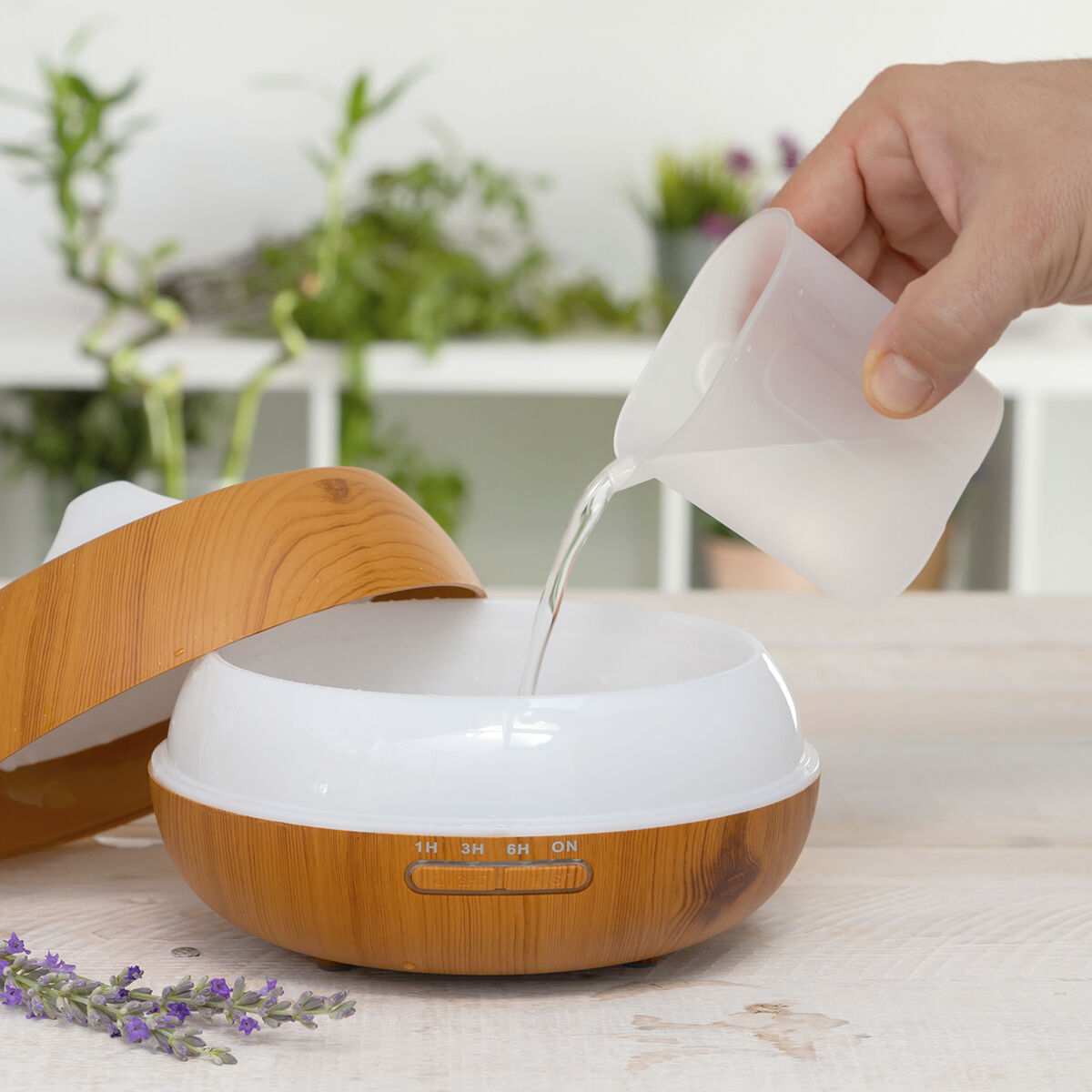 NELUMIA | AromaLuz Humidificador Natural